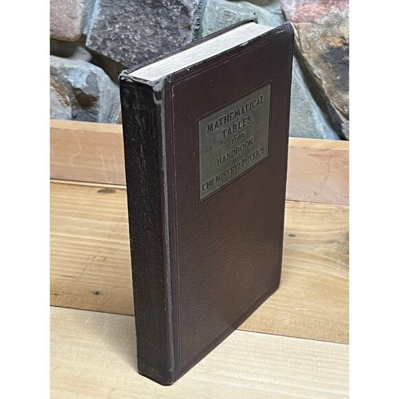 1941 Mathematical Tables from Handbook of Chemistry & Physics. Hodgman. - Picture 2 of 9